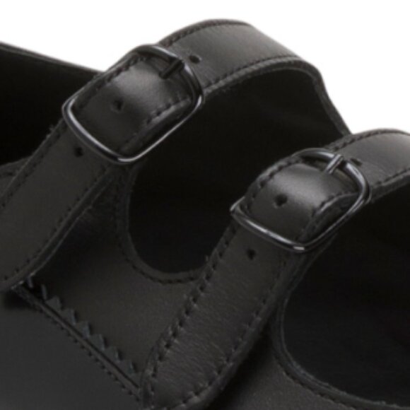 The Office Of Angela Scott Made In Portugal Leather Miss Margo Mary Janes - Picture 3 of 5